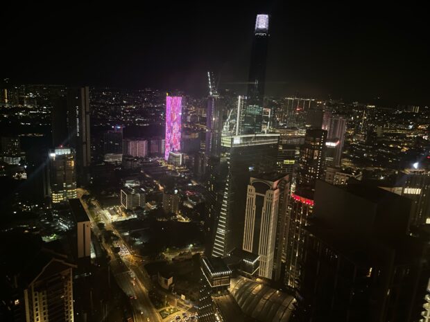 バンヤンツリークアラルンプール 夜景